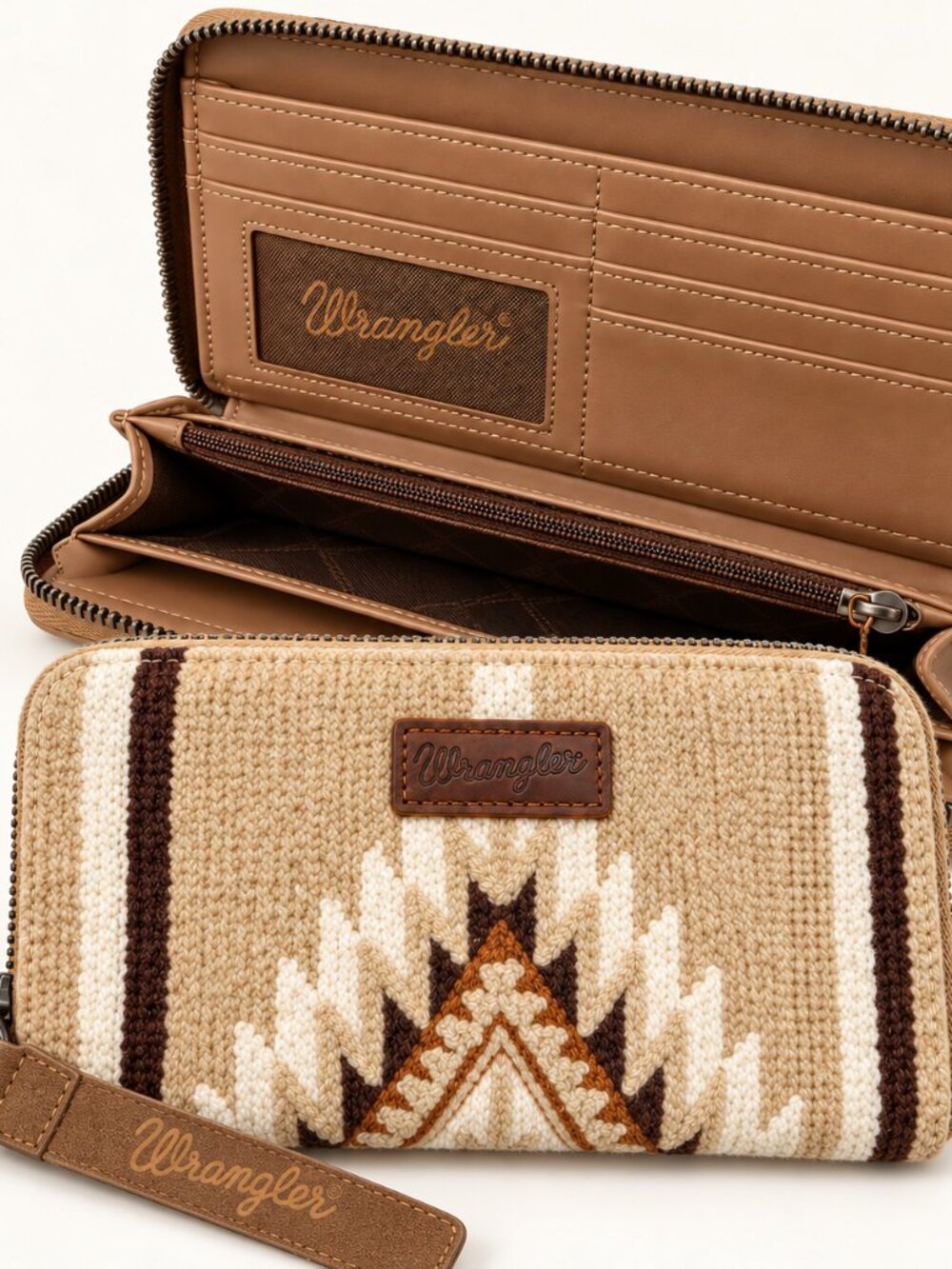 Wrangler Montana West Aztec Western Tapestry RFID Wristlet